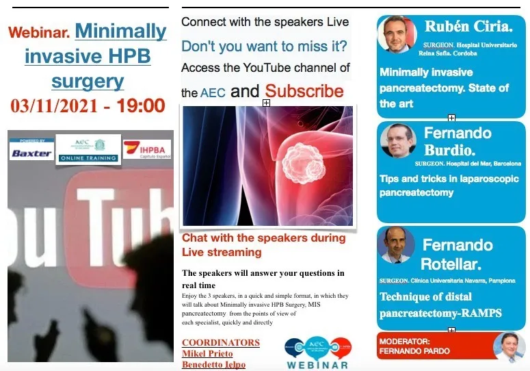 Webinar – Minimally Invasive HPB Surgery